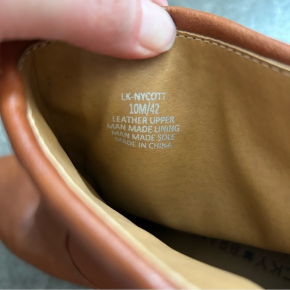 Lucky Brand Nycott Leather Bootie Stacked Heel Size 10M(42) Brown Fall Boho - Picture 6 of 16